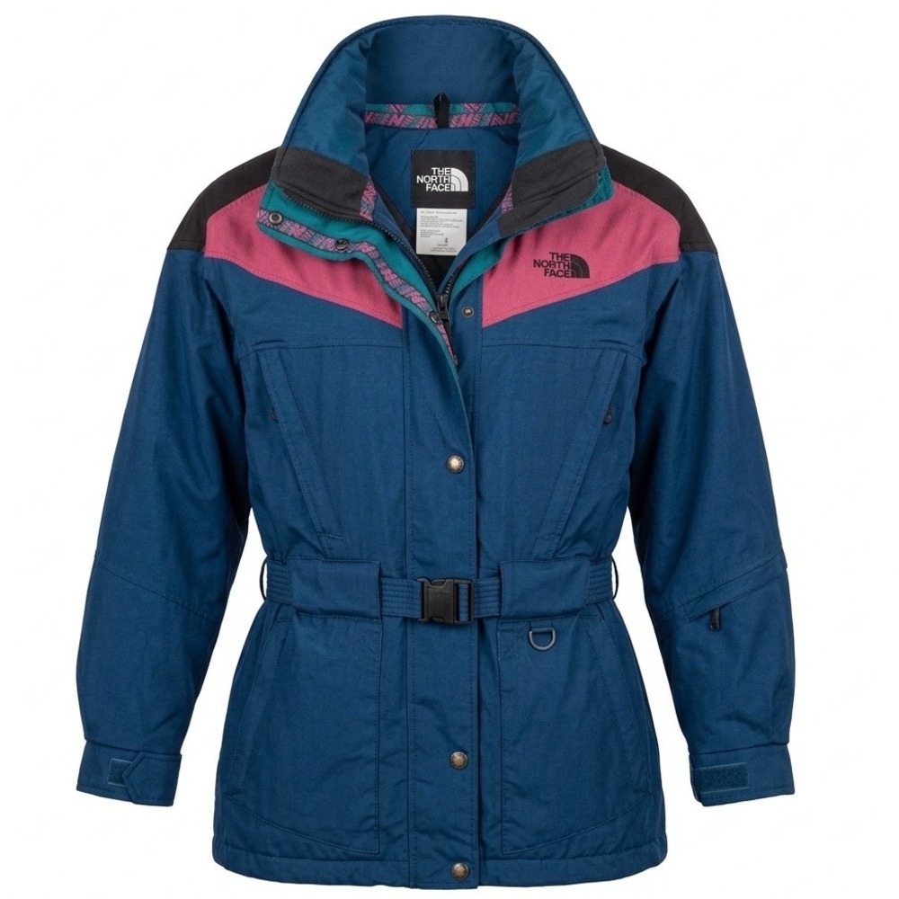 Vintage The North Face TNFX Belted Ski Jacket 1990s Gorpcore Retro Parka Coat